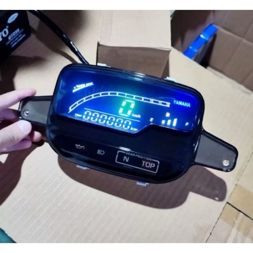 speedometer spidometer fizr digital green style