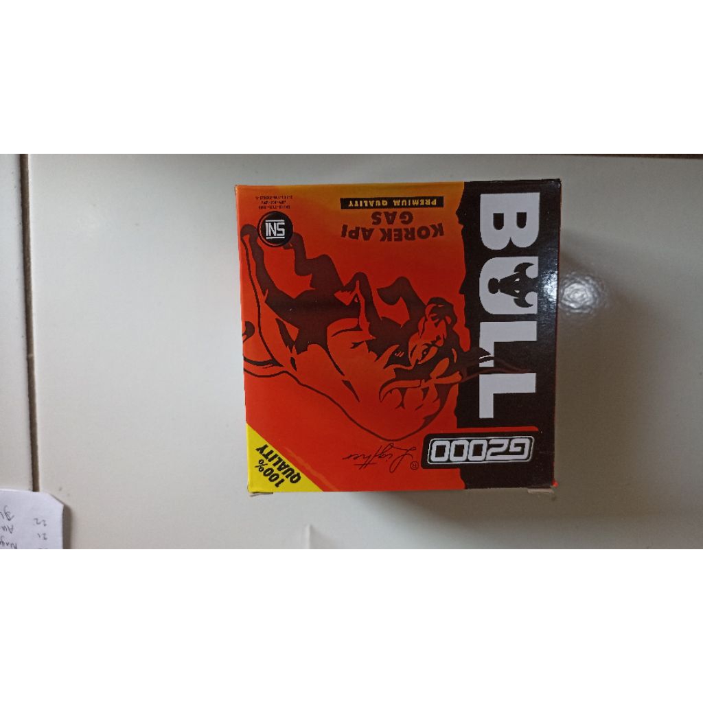 SATU DUS Korek Api Gas G2000 BULL Premium Quality