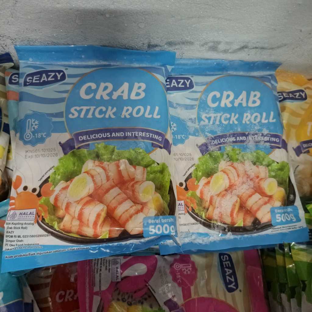 SEAZY Crab Stick Roll Frozen 500gr
