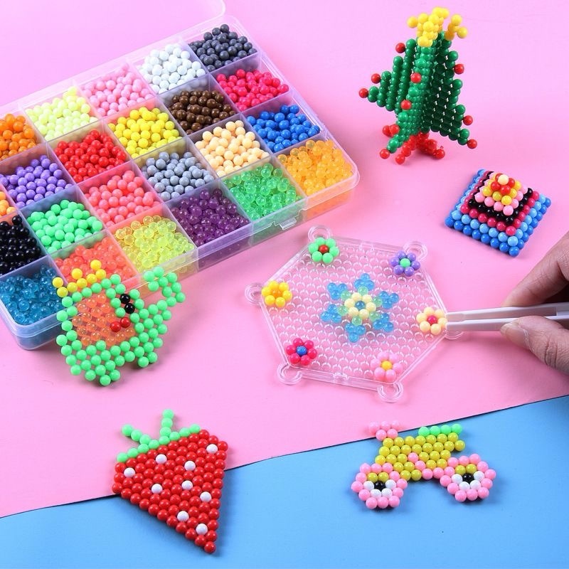 Mainan Edukasi Anak / Mainan Anak Diy Beads Set /Diy Anak Magic Water Beads