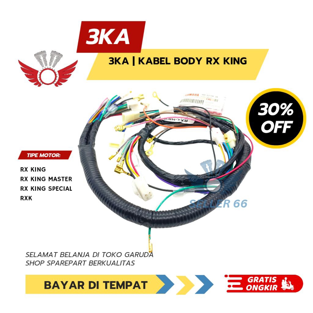3KA KABEL BODY RX KING NEW, RX KING TAHUN 2002-2008, RX KING OLD/ BODI/ MOTOR