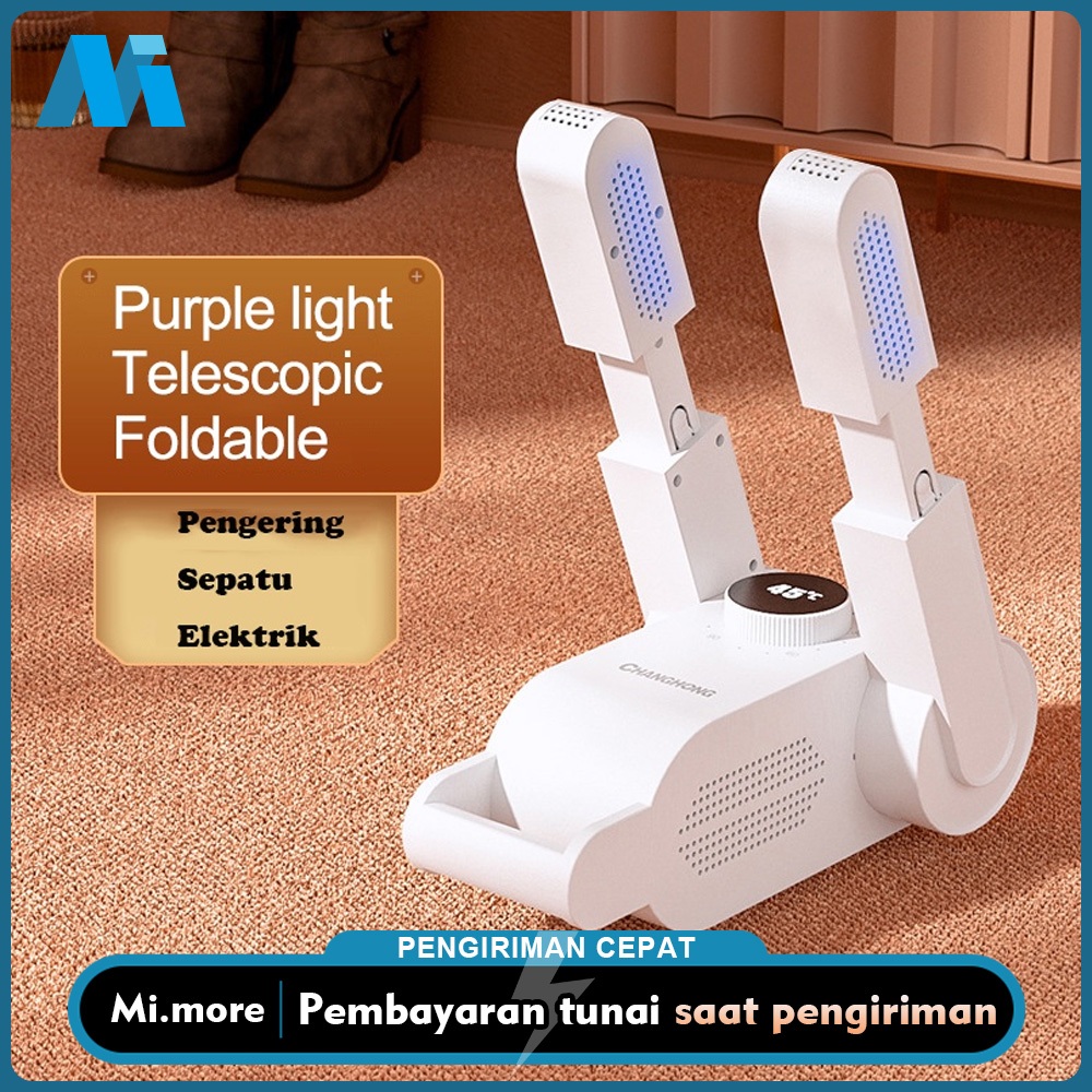 Mi.more Pengering Sepatu Elektrik Teleskop Sterilisasi Cahaya Violet, Pengering Safety Shoes Dryer S
