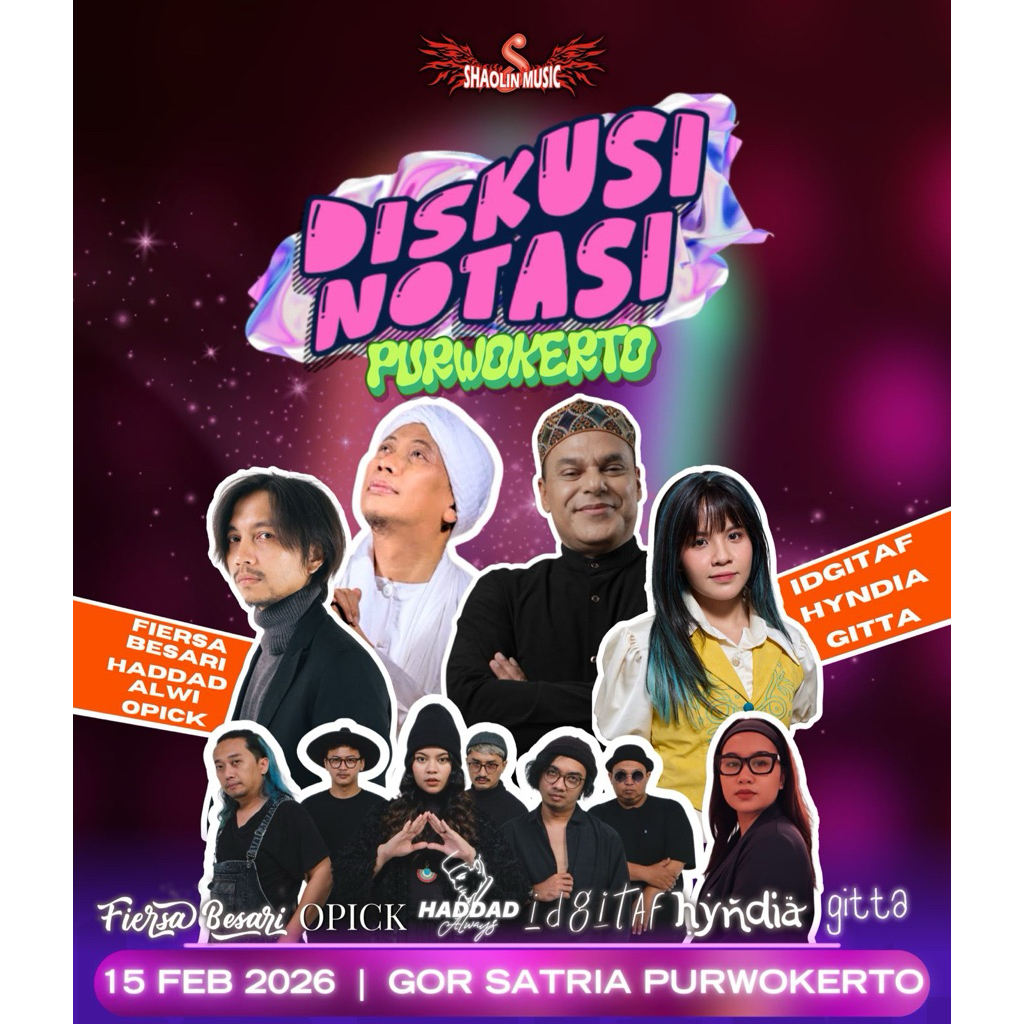 E-Ticket Konser Diskusi Notasi