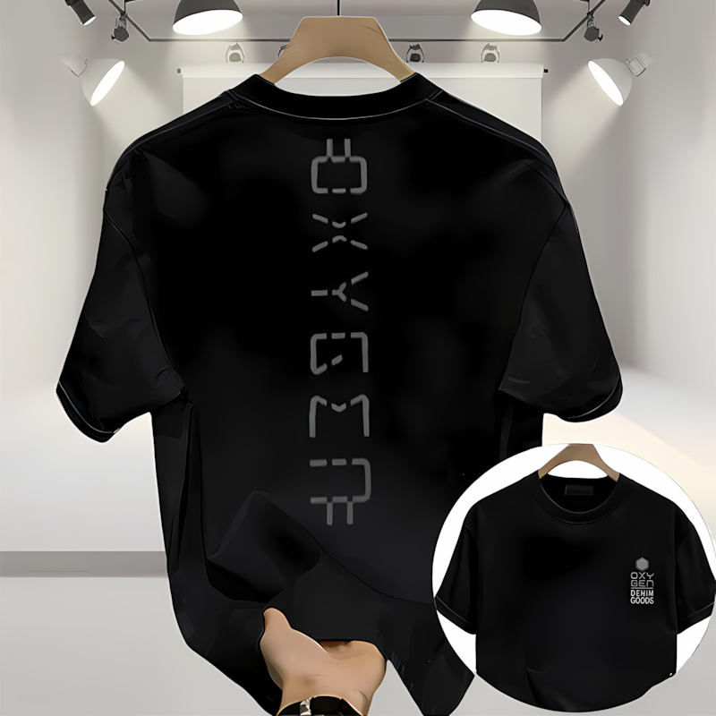 Kaos OXYGEN Pria Dewasa Cotton Combed Unisex Lengan Pendek Korean Style Banyak Warna