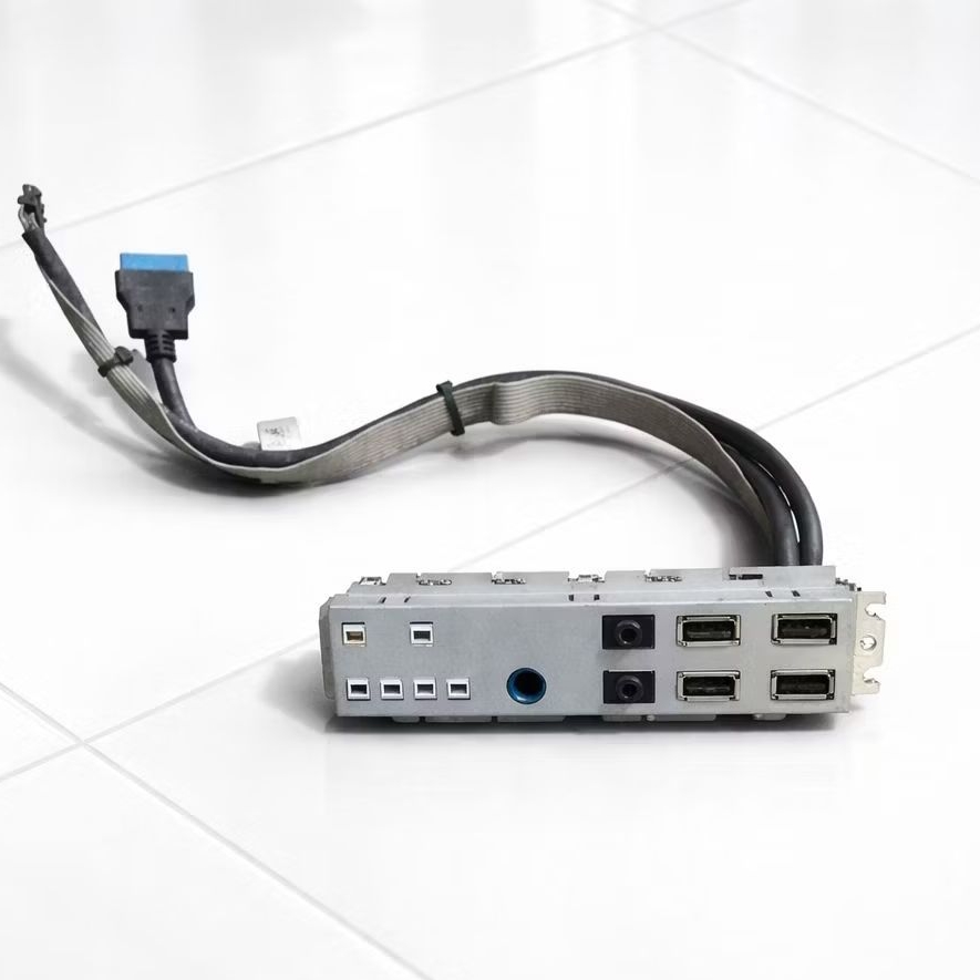 Front panel USB audio I/O(input output) depan komputer