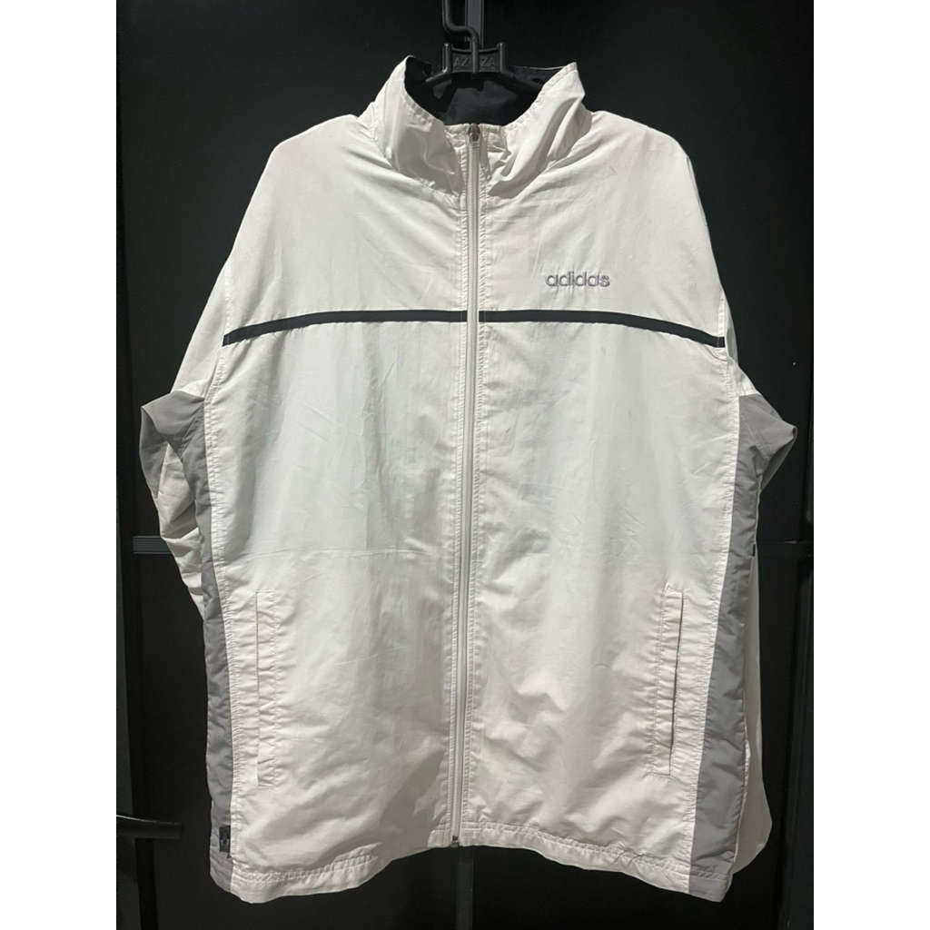 Windbreaker Adidas Vintage Putih Authentic/Original