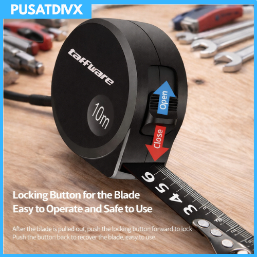 SANJI TAFFWARE DONG SHENG METERAN ROLL HIGH PRECISION TAPE MEASURE 10METER