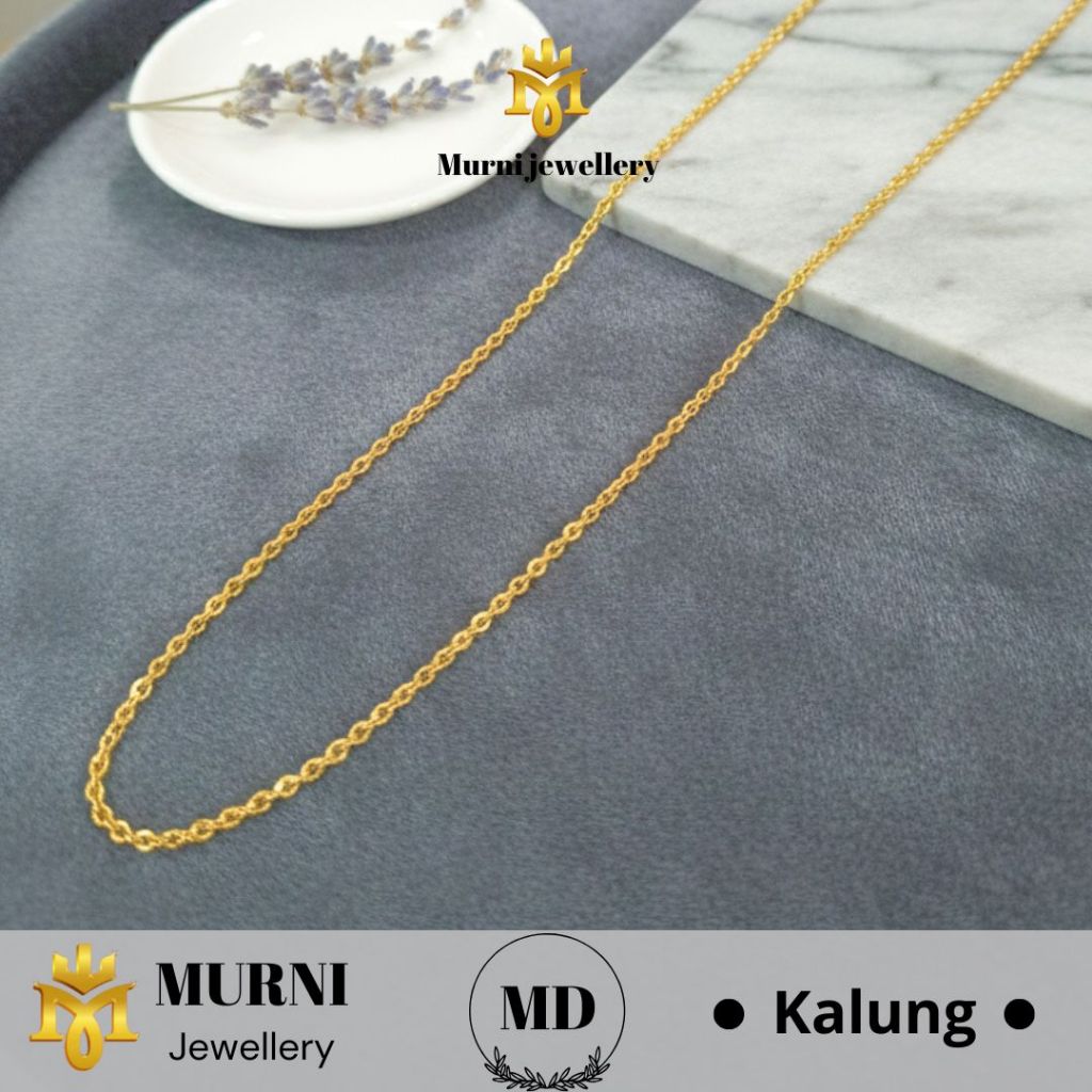 Kalung Rante Medan Nori Emas Muda Asli - Toko Emas Murni