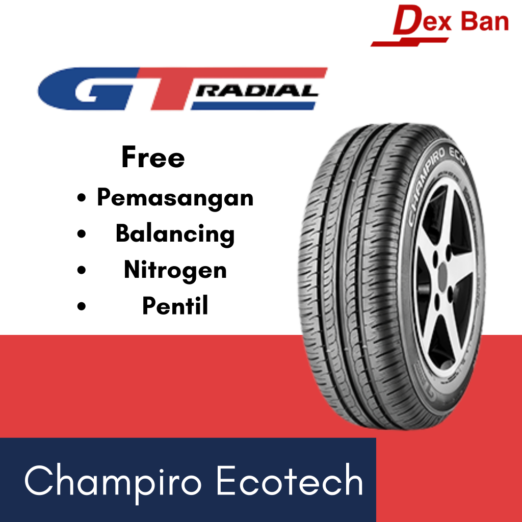 Ban Mobil GT Radial Champiro Ecotec 185 65 R15 Avanza Xenia