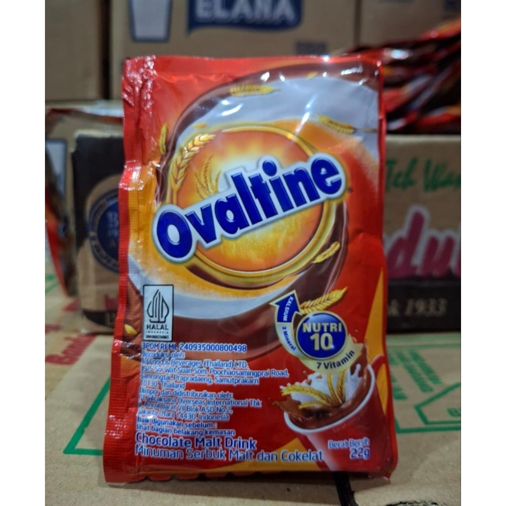 Susu ovaltine 22g / susu ovaltine renceng / susu bubuk coklat renteng