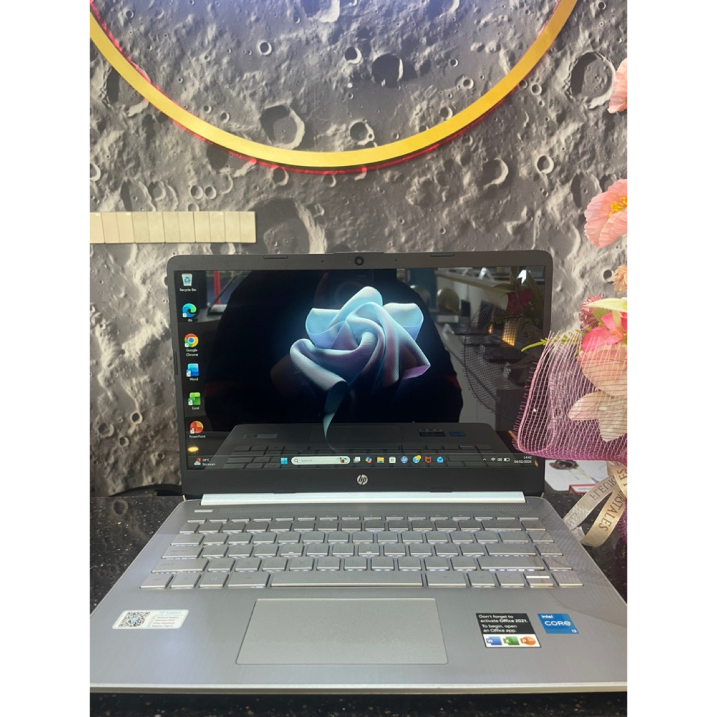 LAPTOP HP 14S LAPTOP SECOND, CORE i3 GEN 11, SSD 512GB, RAM 8GB, INTEL UHD, 14 INCH