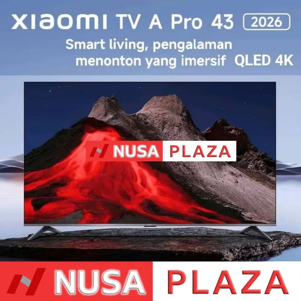 [MEDAN] TV XIAOMI A PRO 43 2026 QLED 4K GOOGLE TV / XIAOMI TV 43 QLED 4K A PRO 2026