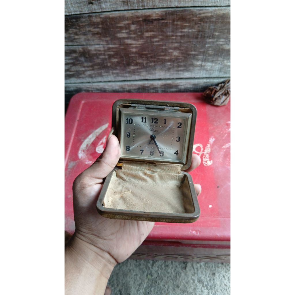 Jam saku 155rb jadul antik kuno lawas vintage display anggap mati