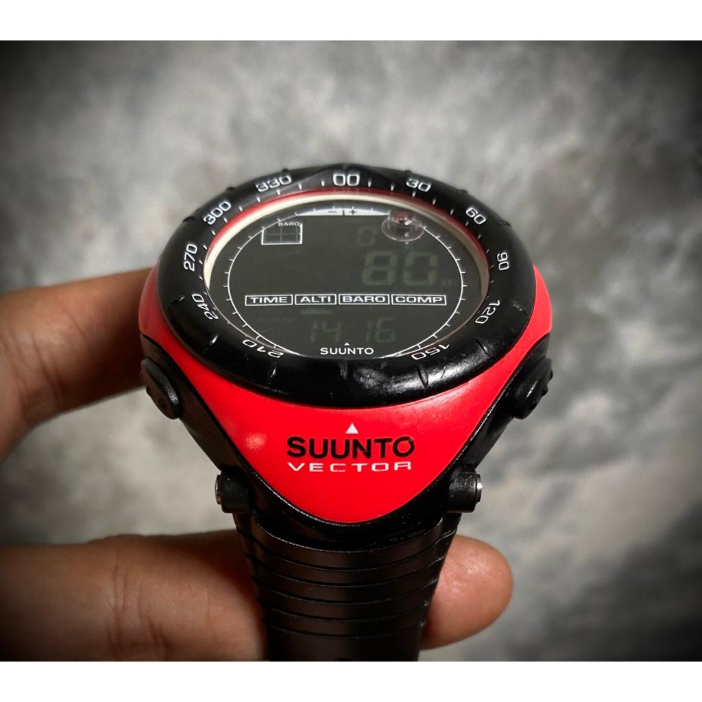jam tangan suunto vector red original