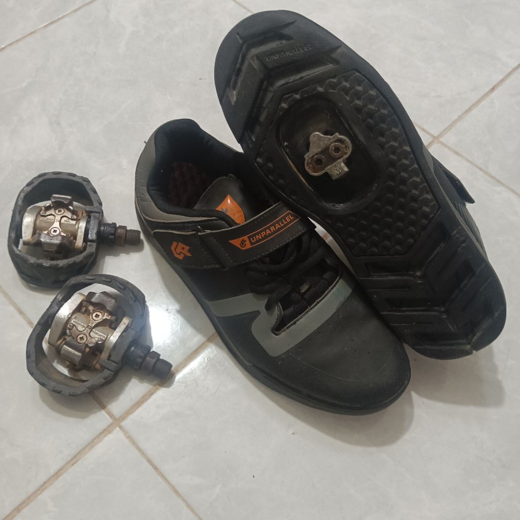 Sepatu Cleat Mtb Unparallel Dan Pedal no Shimano Five Ten Crankbrothers