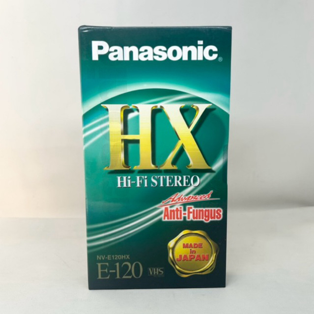 Kaset Video VHS Panasonic HX Hi-Fi Stereo E-120