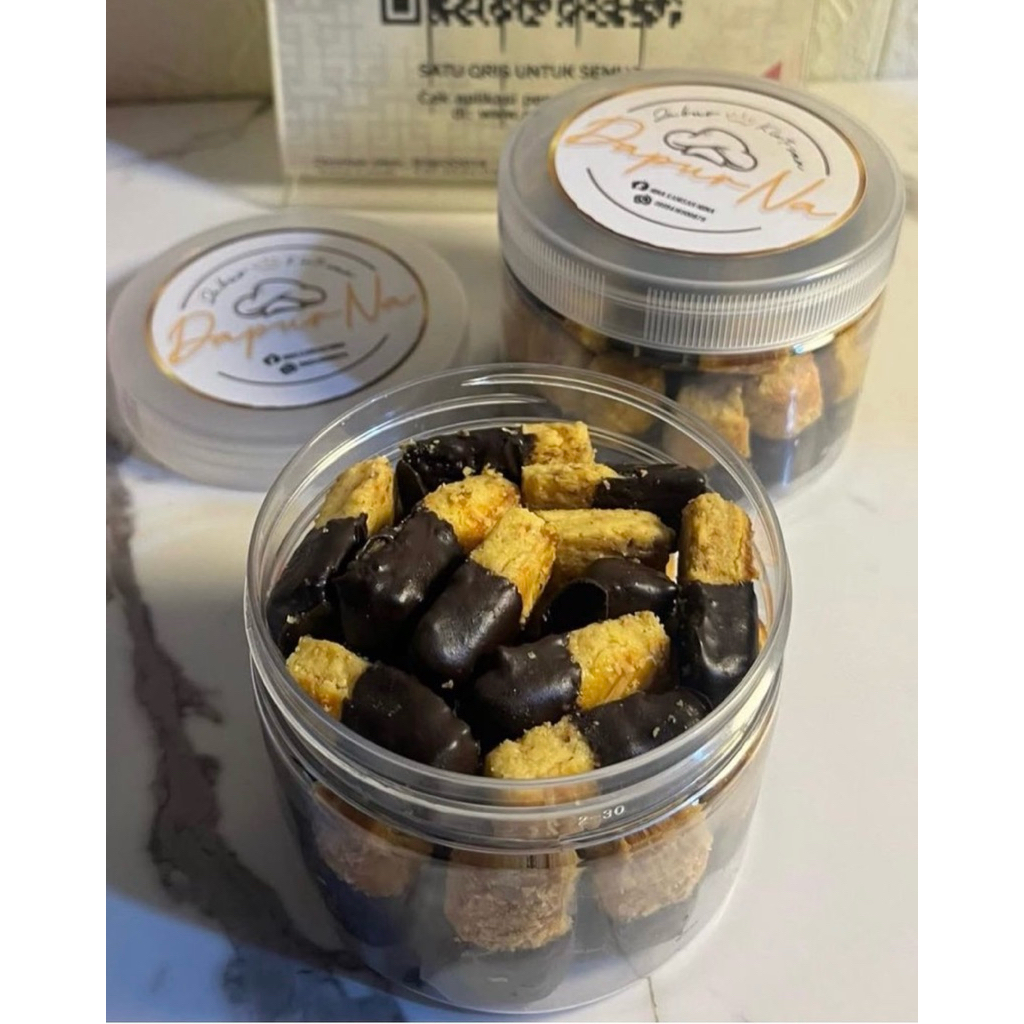 By DapurNa - Kastengel Cheesechoc / Kastengel coklat keju toples 250gr