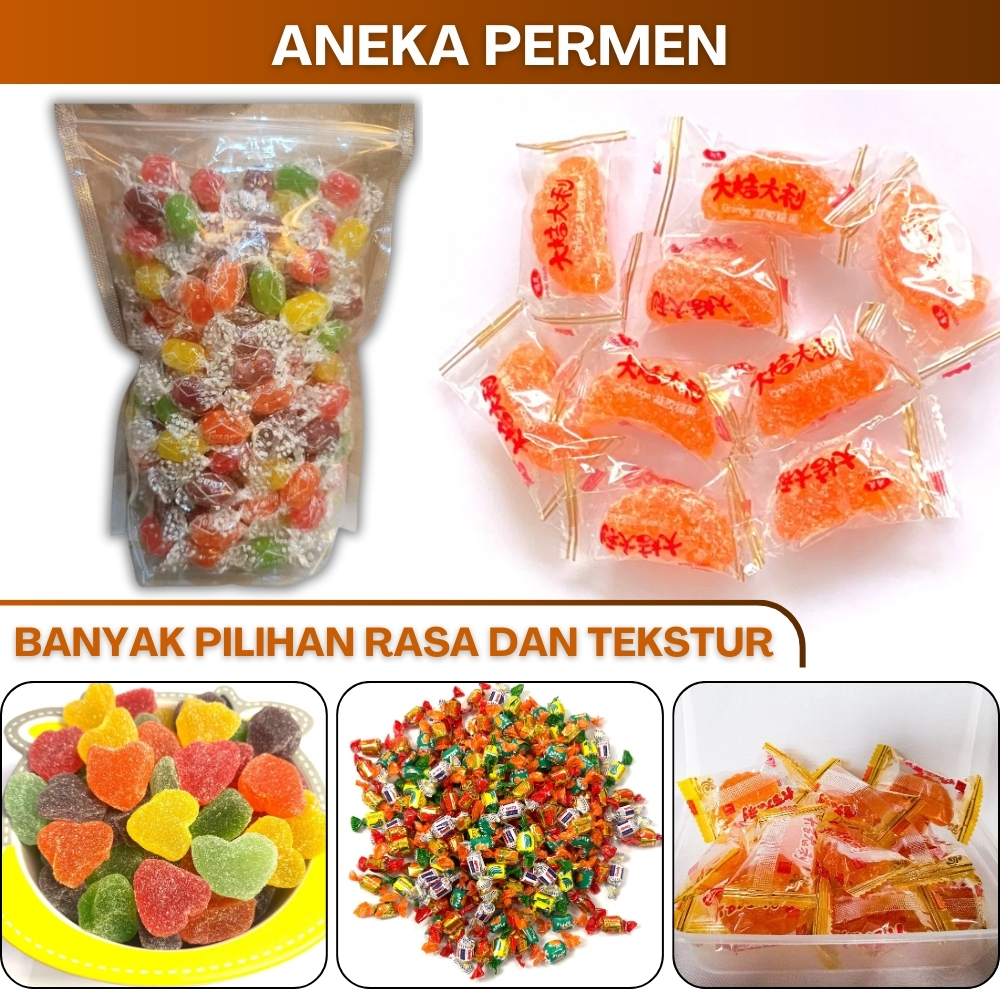 Permen Jadul 90an 100gr Jelly Warna Aneka Rasa Buah Permen Naraya Jelly Jeruk Kenyal Manis