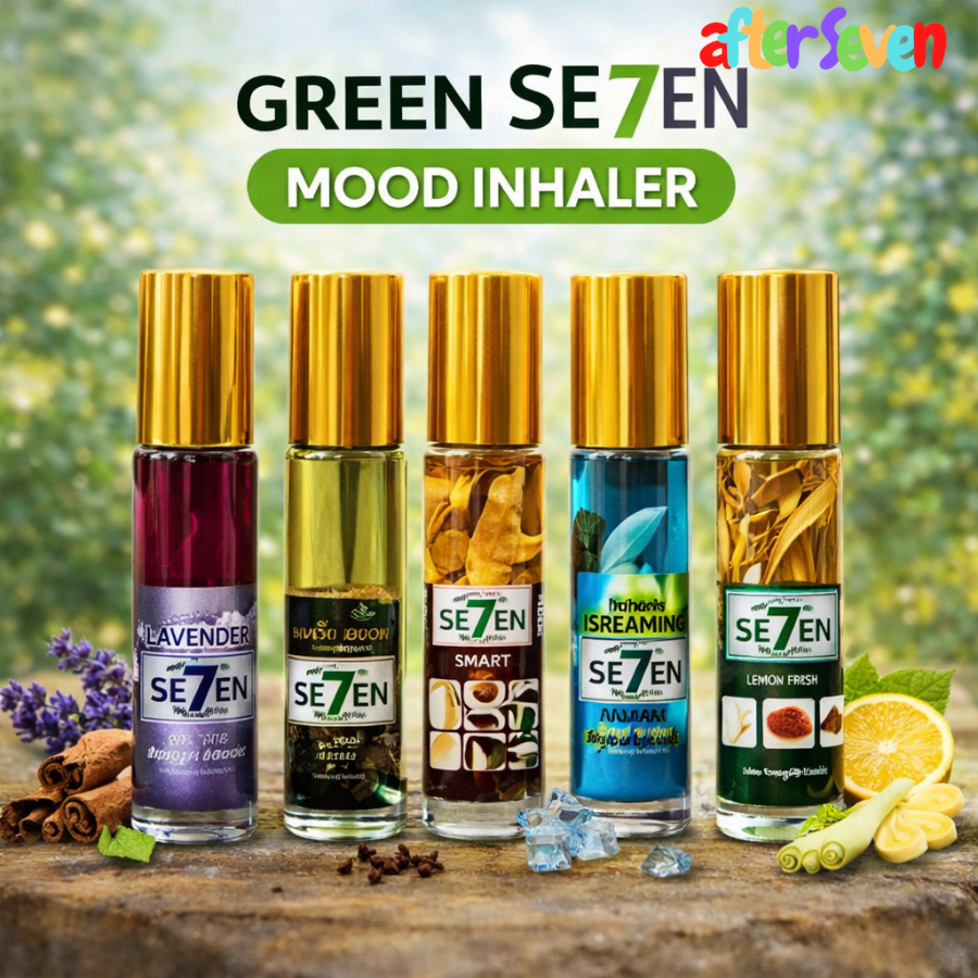 Minyak Angin Thailand/Green Seven Lavender/Spearmint/Siam Signature/GREEN SE7EN OIL Ori Thai/Green7