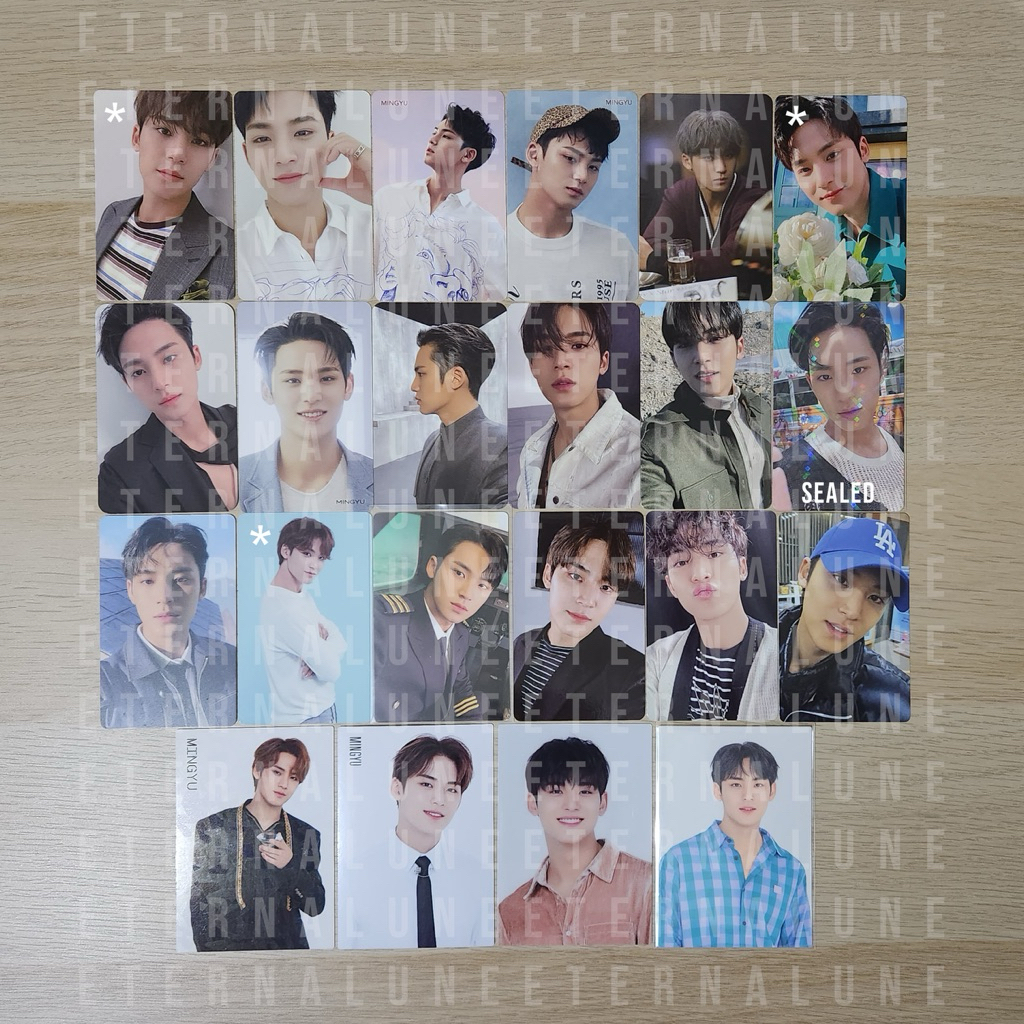 SEVENTEEN Photocard Trading Card HMV Membership Mingyu