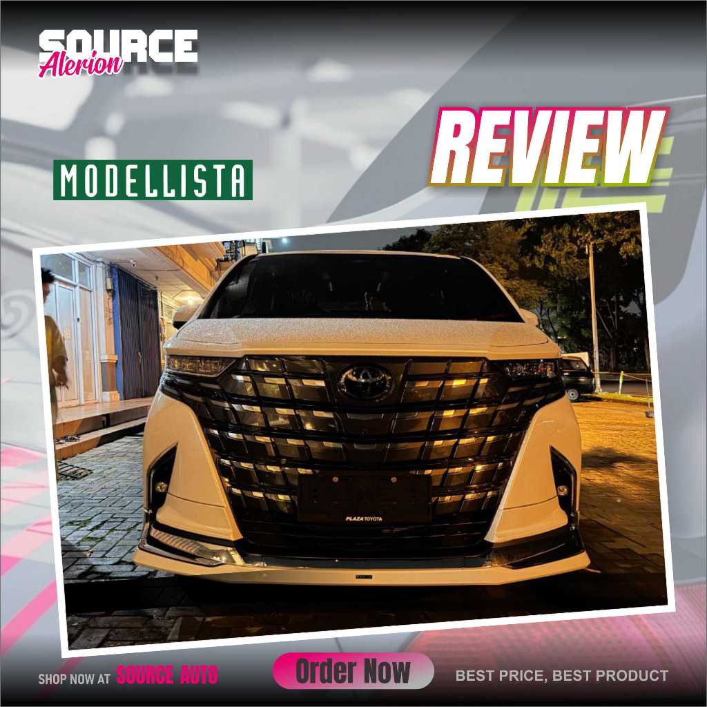 AKSESORIS TOYOTA ALL NEW ALPHARD 2023 - 2026 - BODY KIT ALPHARD MODELLISTA