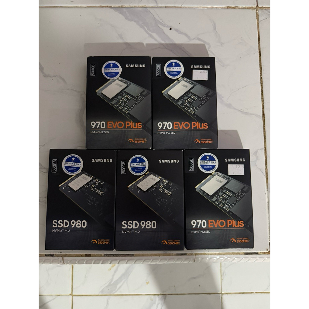 [KHUSUS BATAM] Samsung NVMe evo 980 970 Plus 500GB Baru