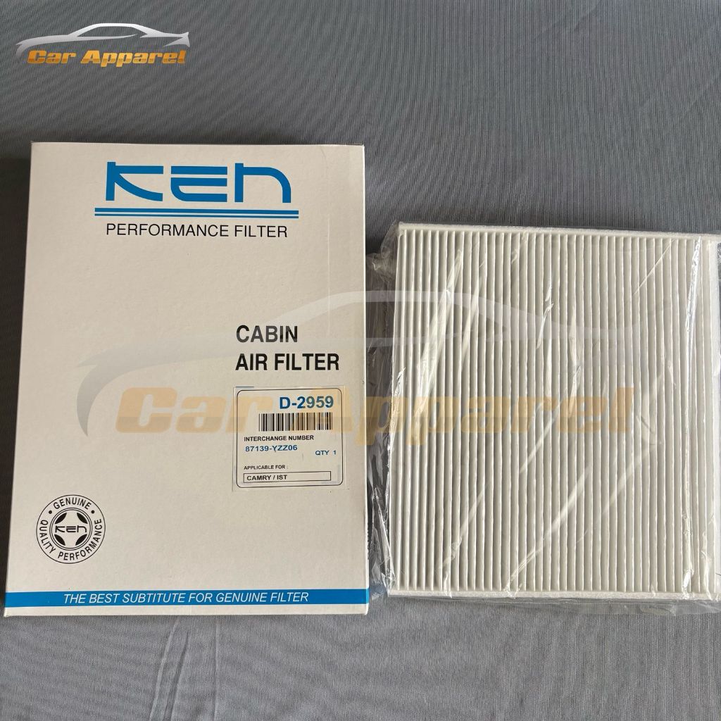 Filter AC Camry Gen5 XV30 2002-2005 KEN 2959 Cabin Filter Kabin Saringan AC Mobil Evaporator