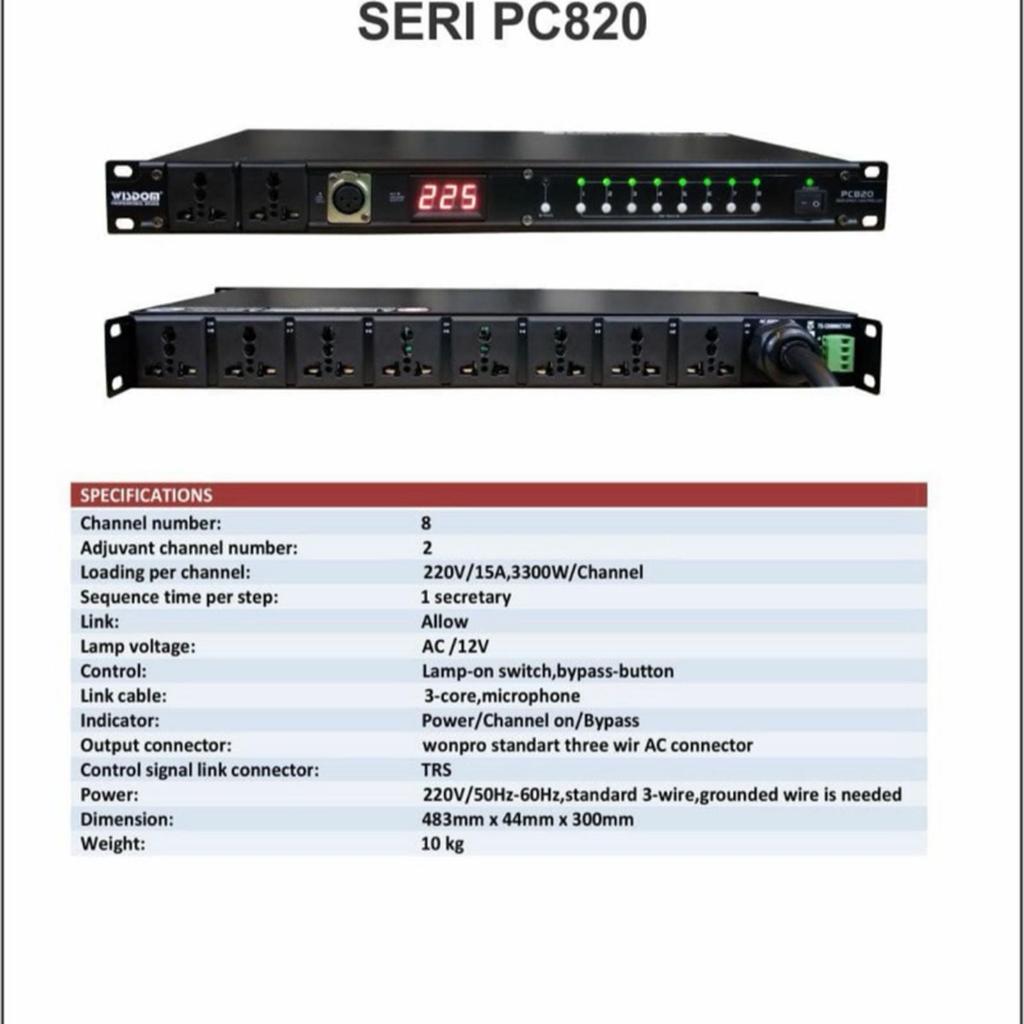 Power Sequence Controller Wisdom PC-820