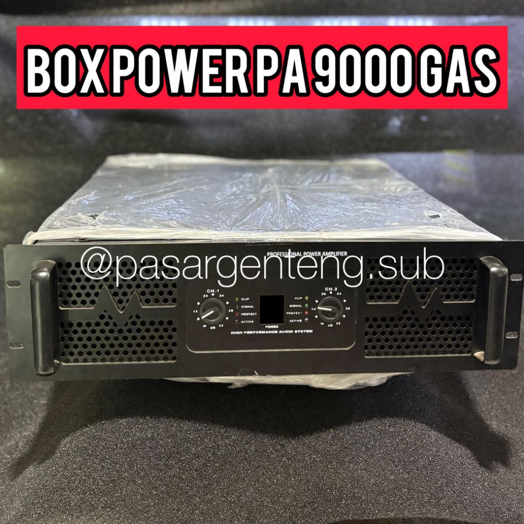 box power amplifier PA9000 GAS