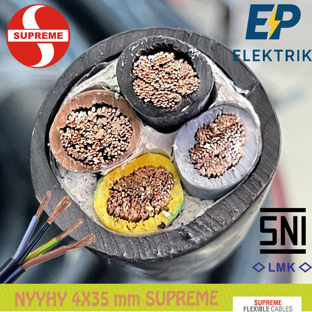 KABEL SUPREME SERABUT NYYHY 4X35 mm FLEXIBLE