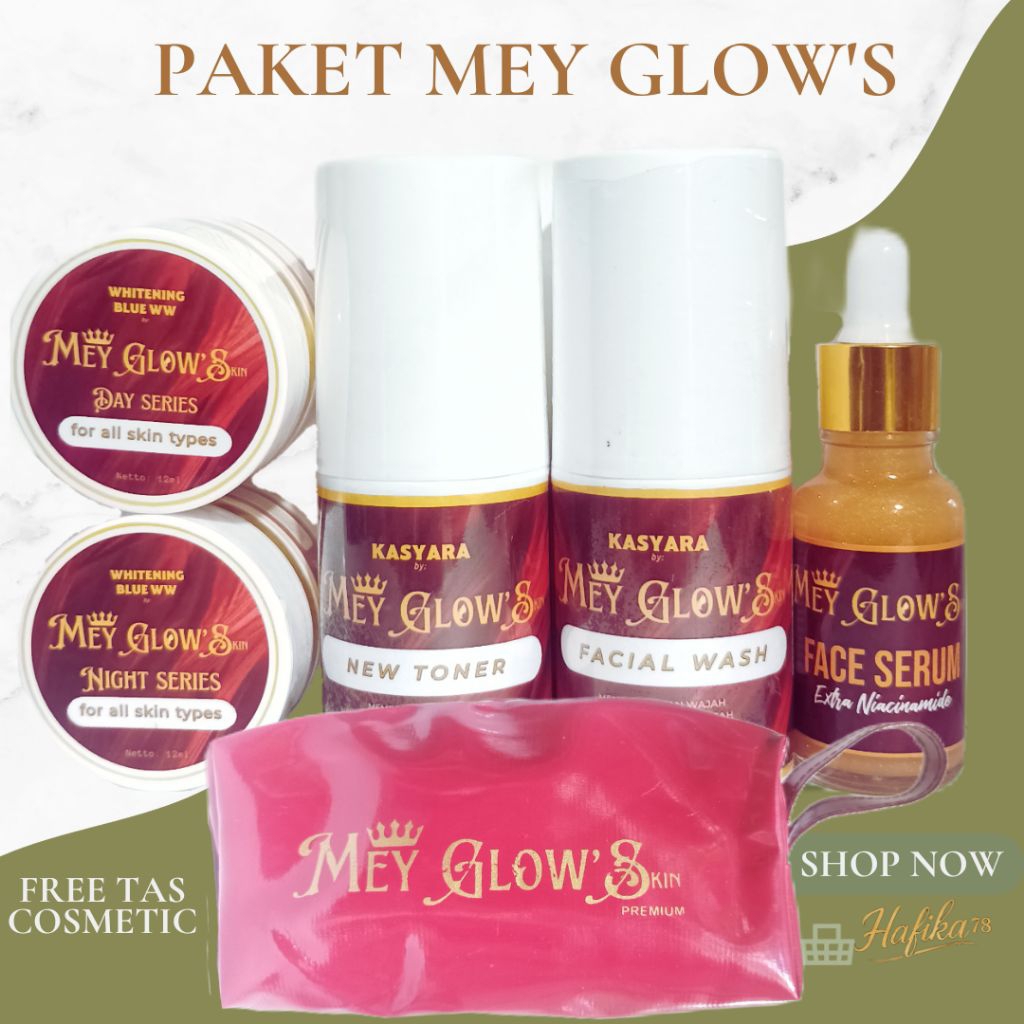 my glow /mey glow's skin paket skincare