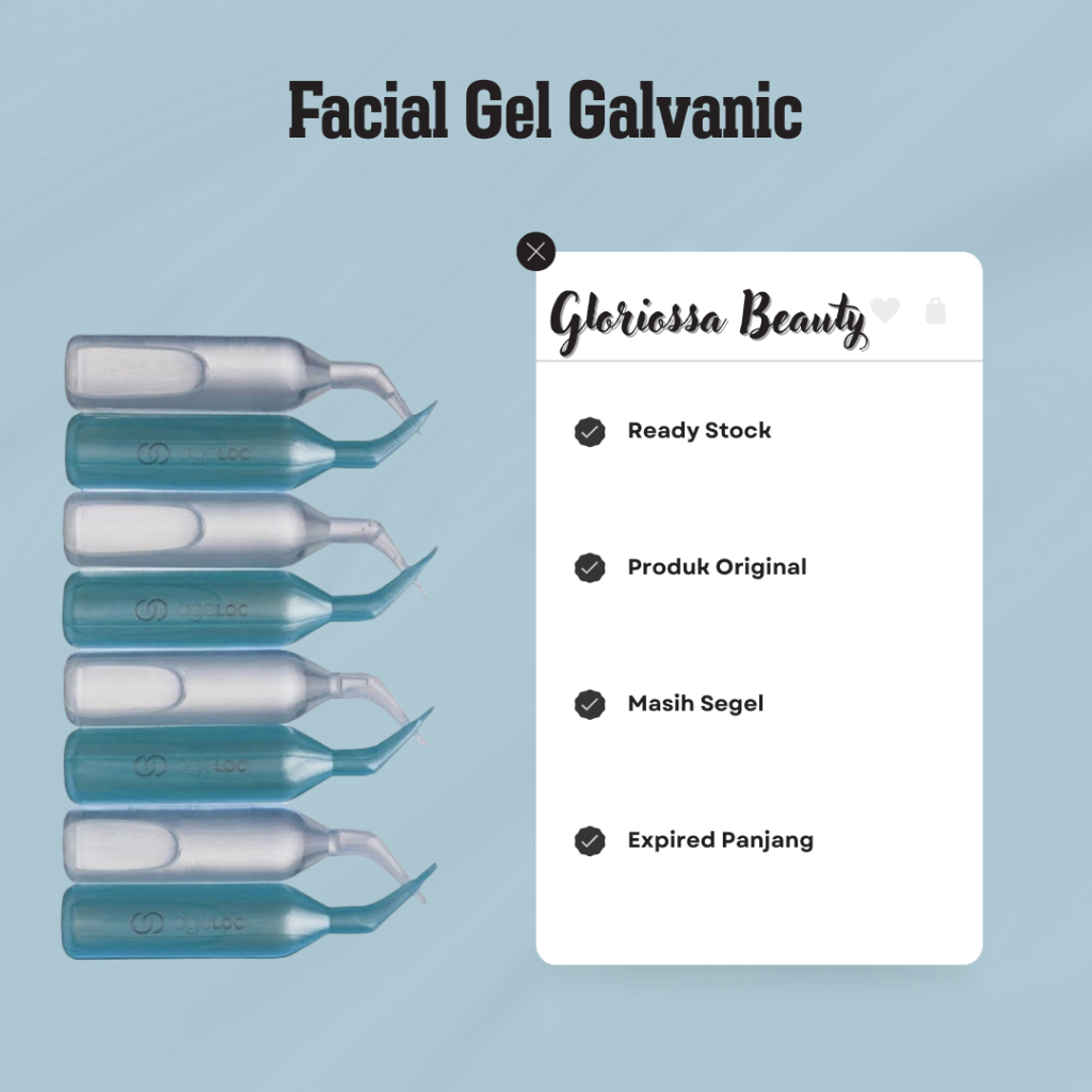 5 Pasang Serum Galvanic Spa Ed 2027 Facial Gel Galvanic Spa
