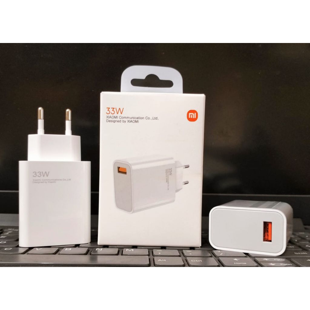 BATOK CHARGER KEPALA CASAN XIAOMI 33W TURBO FAST CHARGING
