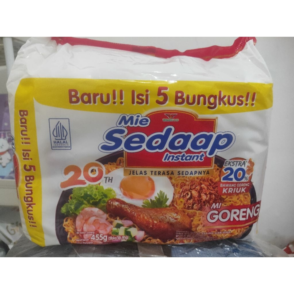 MIE SEDAP ISI 5 bungkus