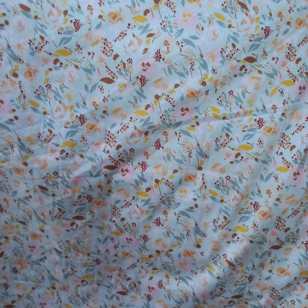 1/2 meter Kain Twill | Katun Twill | Bahan Twill | Kain Meteran | Katun Twill Motif | Bahan Import