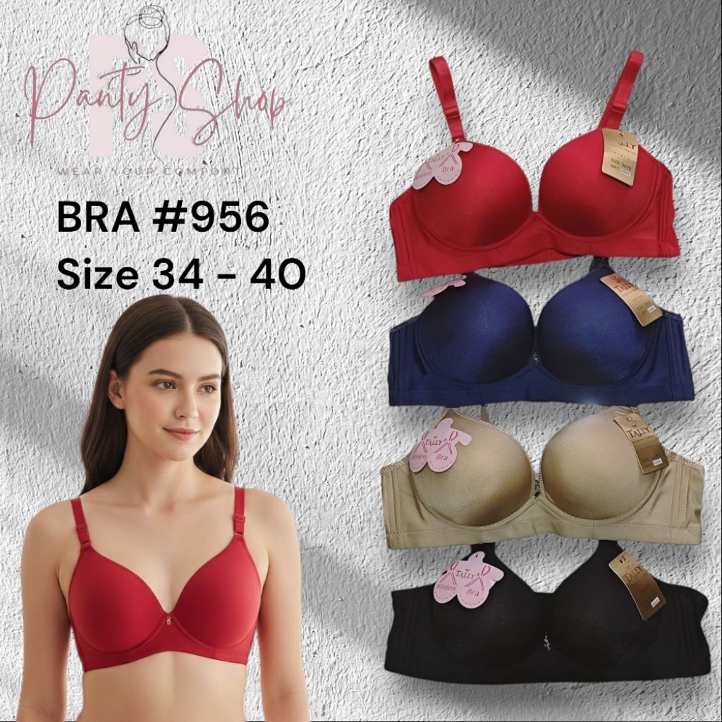 BRA Tally #956 Busa Push Up Tanpa Kawat