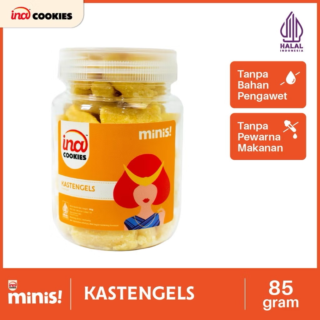 Kue Kering Ina Cookies Mini Jar KAASTENGELS
