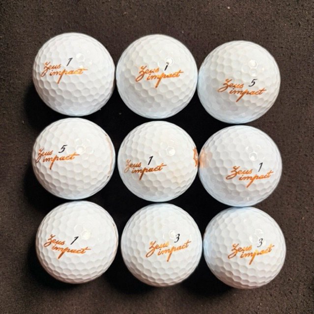 Bola Golf Zeus Impact Grade A isi 9pcs