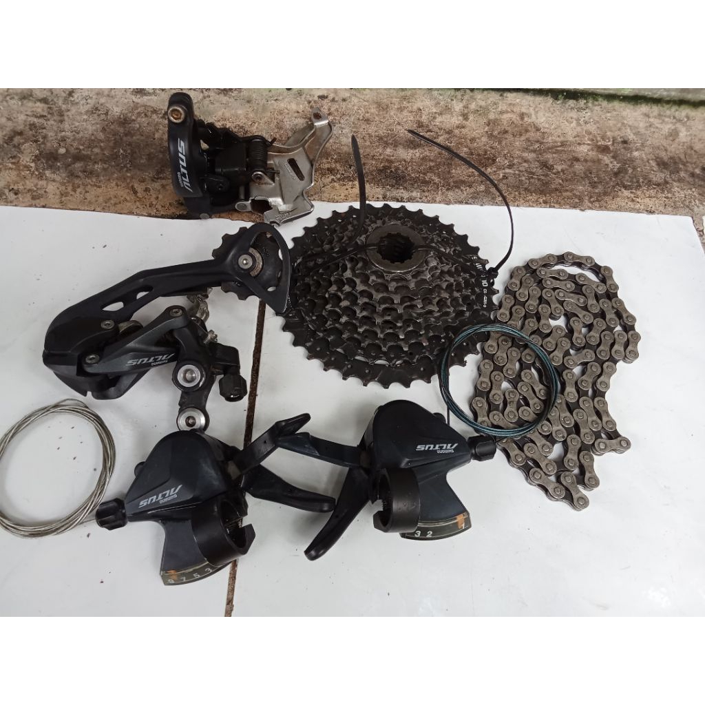 grupset Shimano altus 3 9 speed