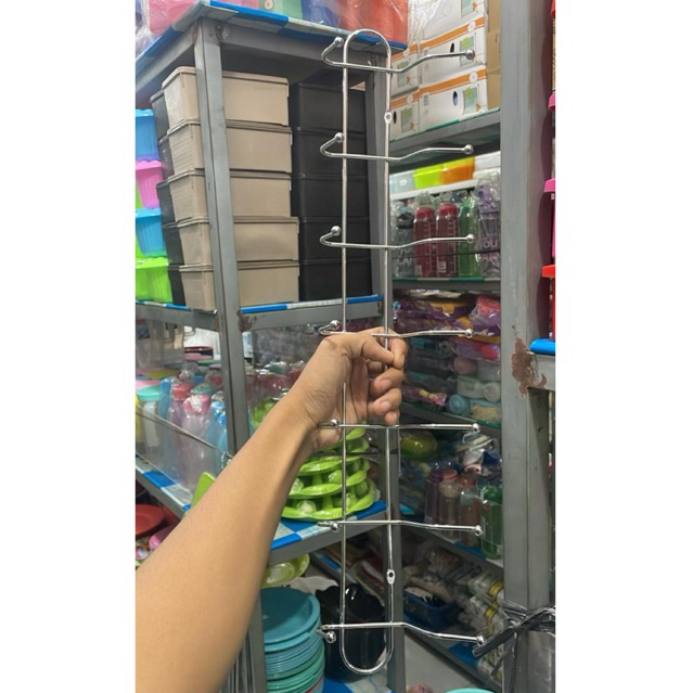 KAPSTOK STAINLESS / GANTUNGAN BAJU BESI JUMBO