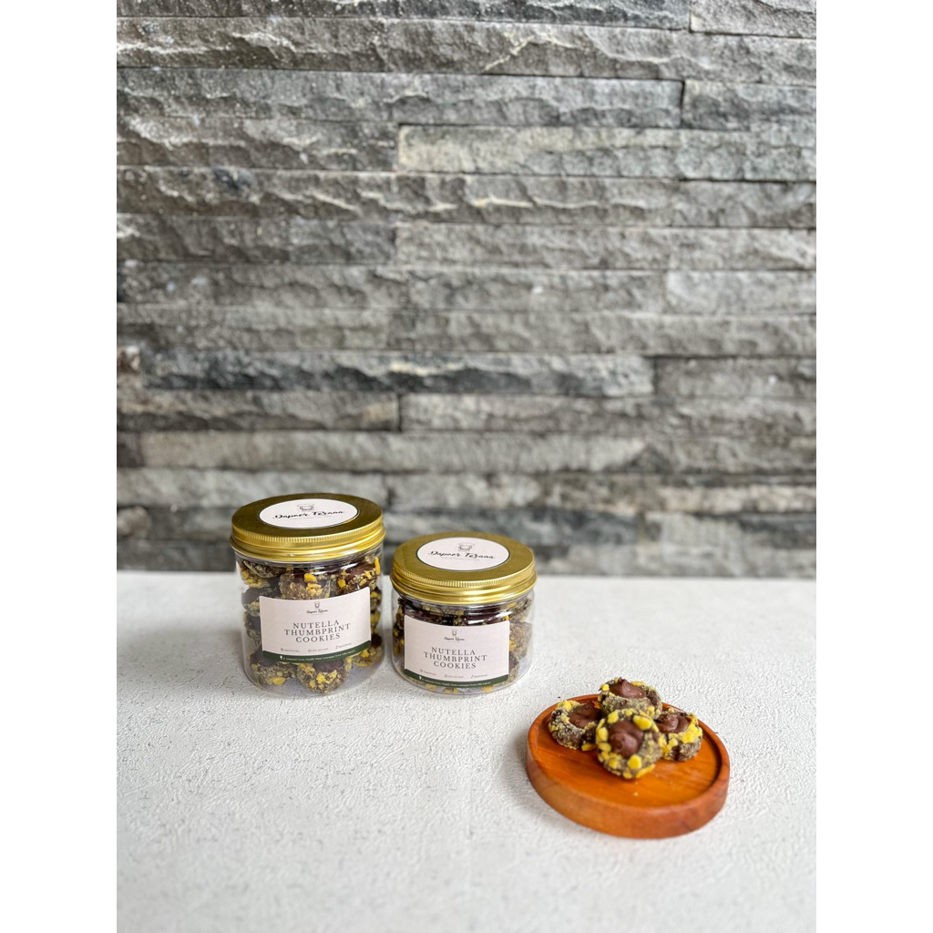 Nutella Thumbprint Cookies