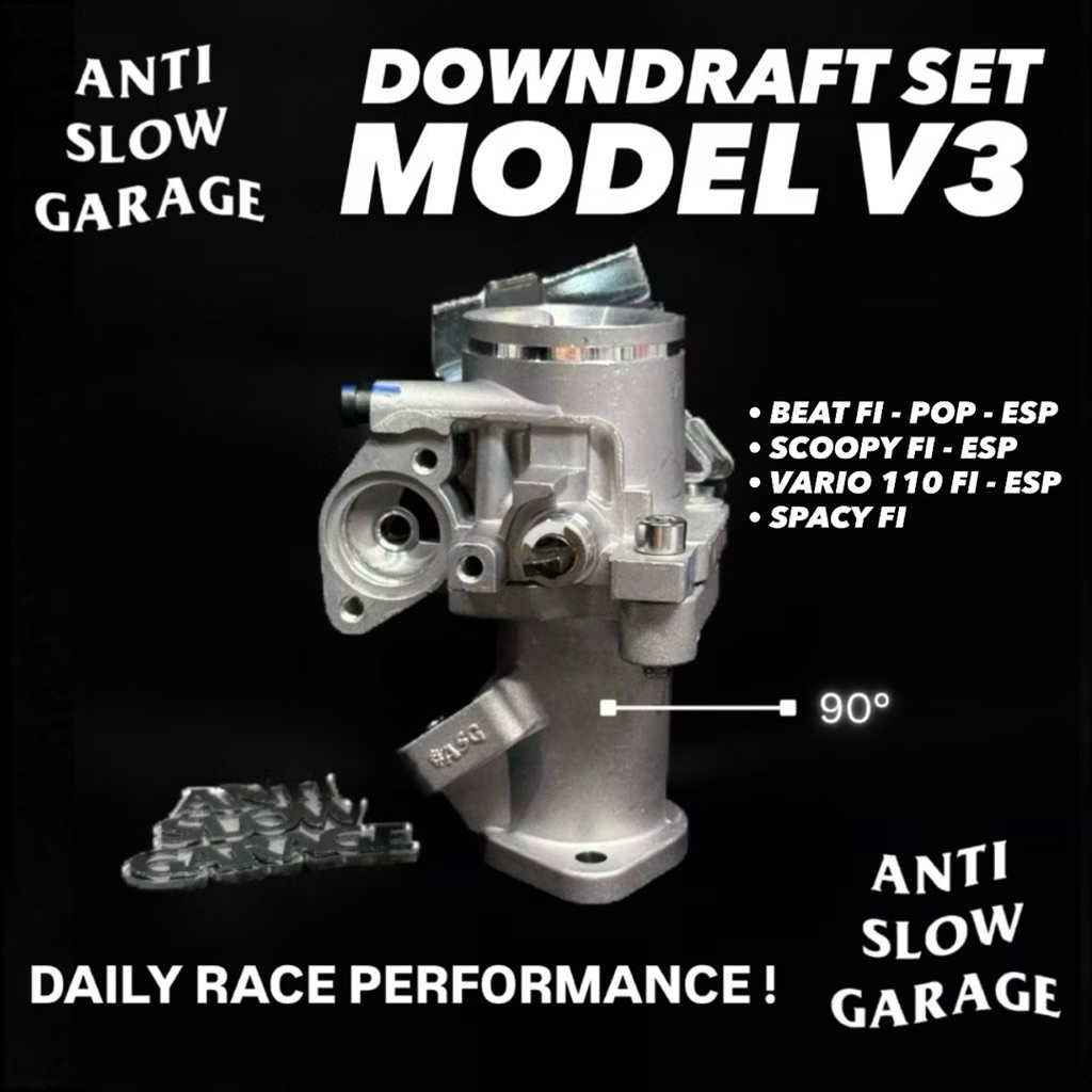 TB DOWNDRAFT BEAT FI ESP SCOOPY FI ESP VARIO 110 FI ESP SPACY FI V3 ASG RACING. PAKET DOWNDRAFT IACV