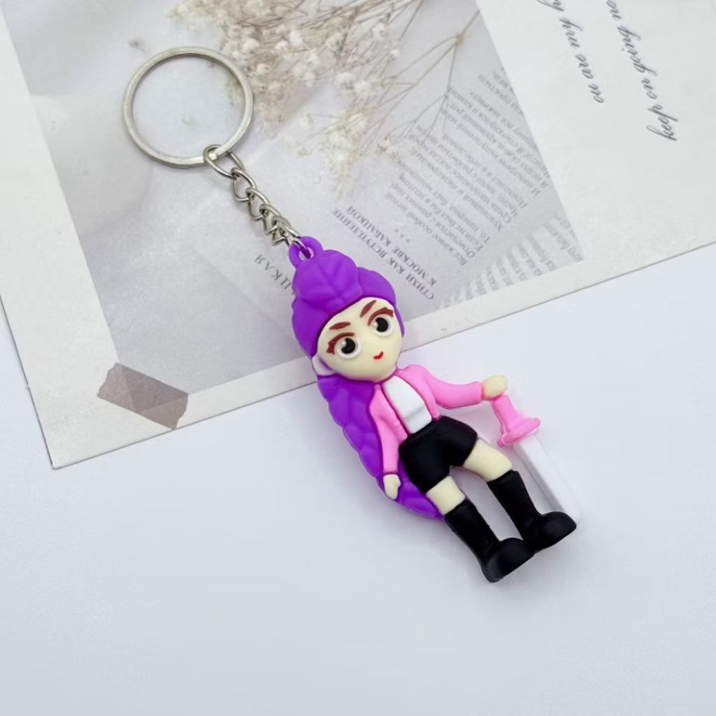 Gantungan Kunci Lucu Kpop Demon Hunters