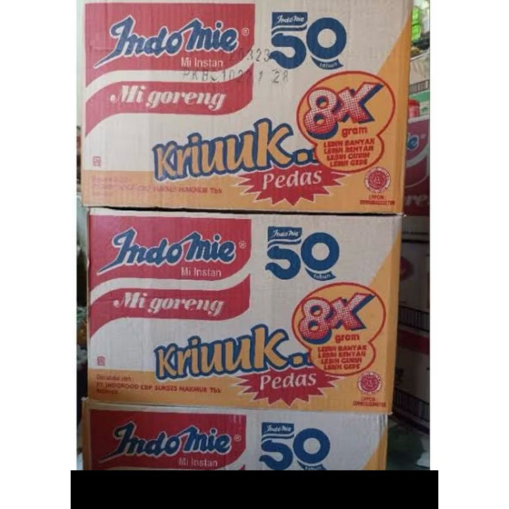 Indomie goreng kriuk 1 dus isi 40 bungkus / Indomie kriuk 1 dus murah