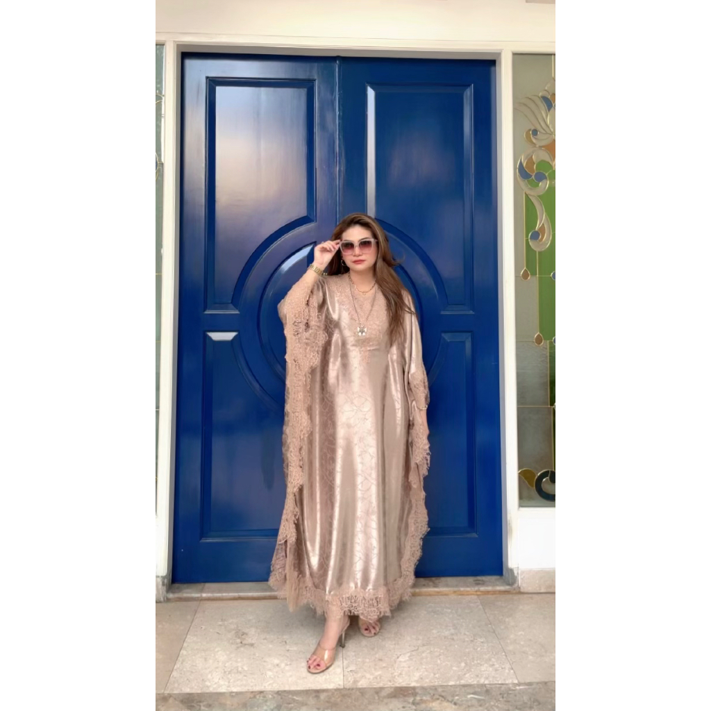 Kaftan Brokat Hawa, Kaftan Pesta, Kaftan Lebaran, Kaftan Kondangan