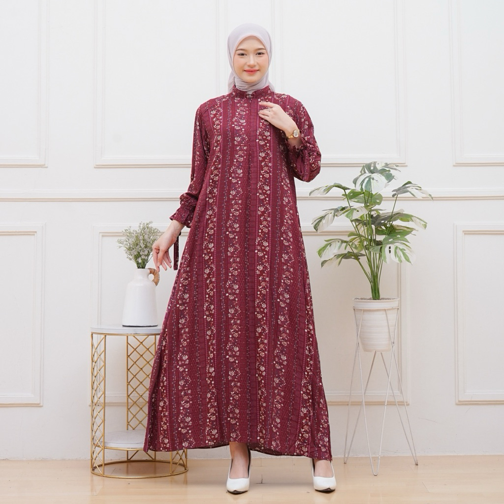 Gamis Ellena Dress Busui Friendy Rayon Premium