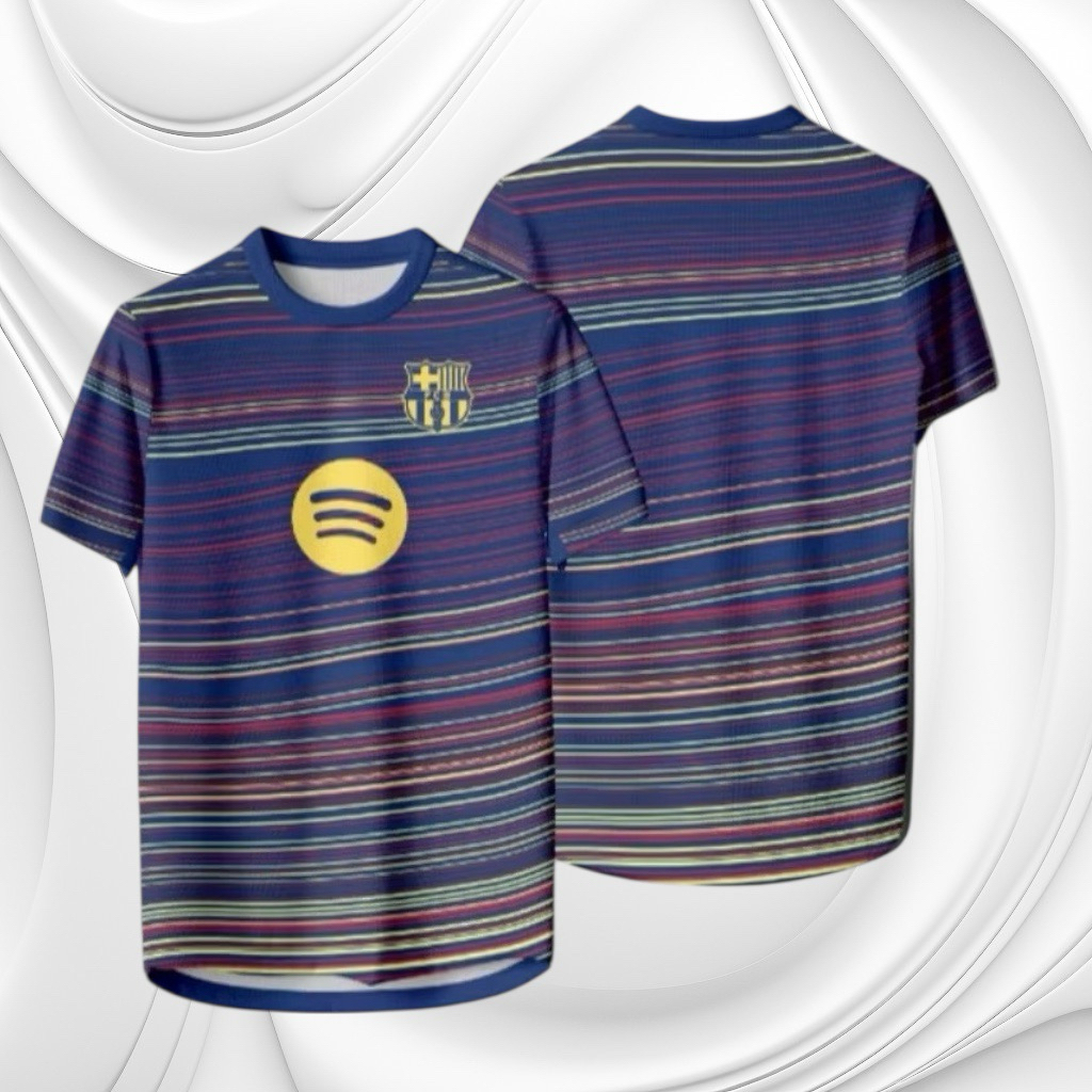 jersey barcelona prematch 2026 free name & nomor