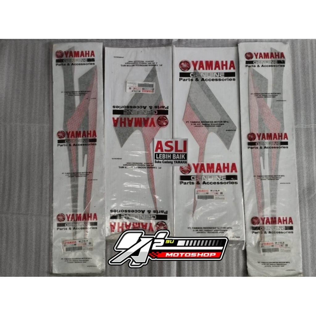 Striping body Scorpio G 2004 merah Original