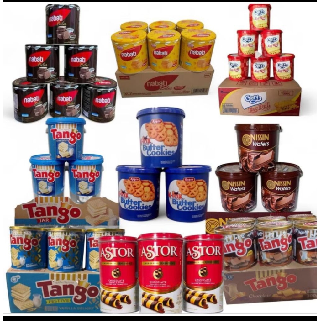 Tango biskuit kaleng 240g | Aneka biskuit kaleng