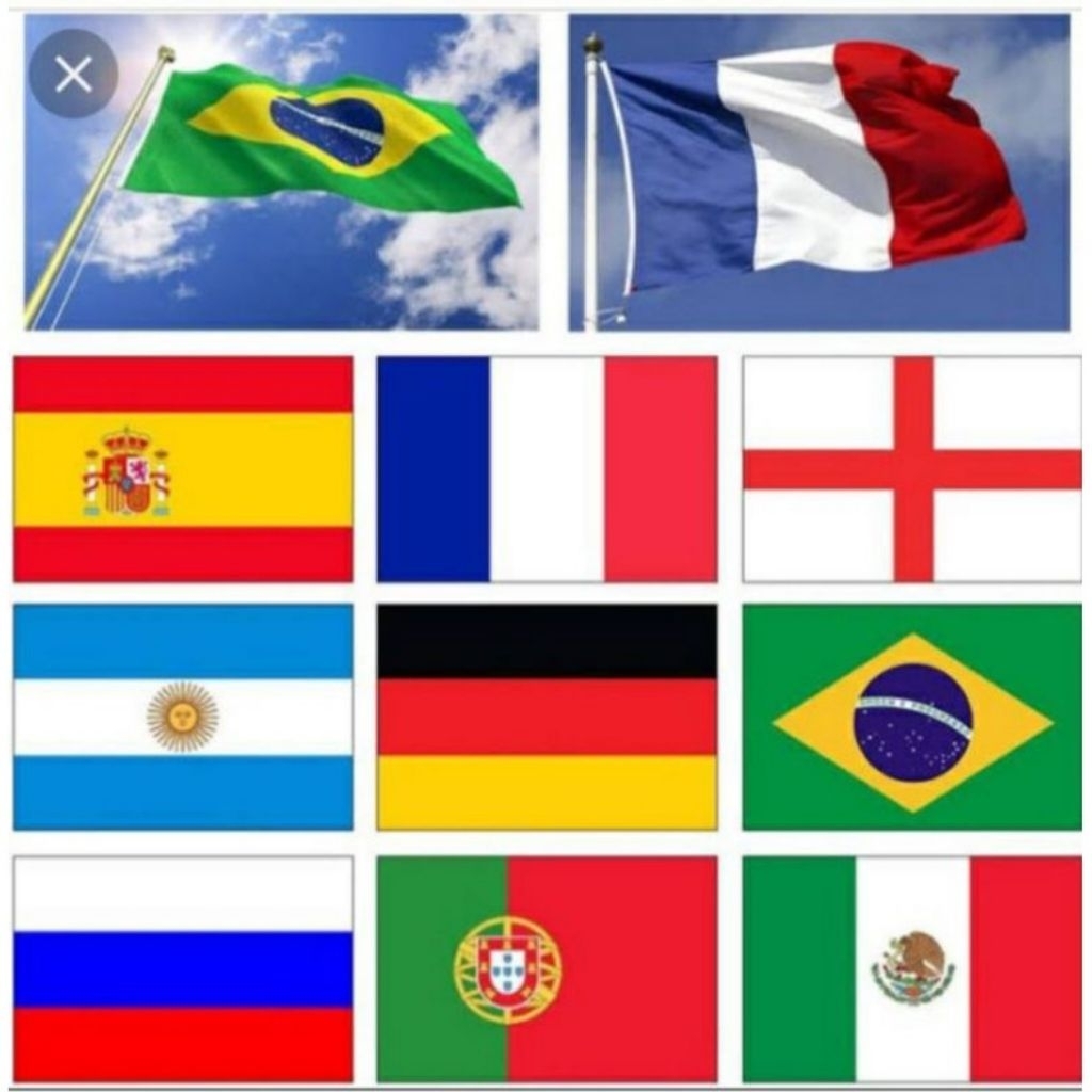 BENDERA NEGARA BENDERA PIALA DUNIA